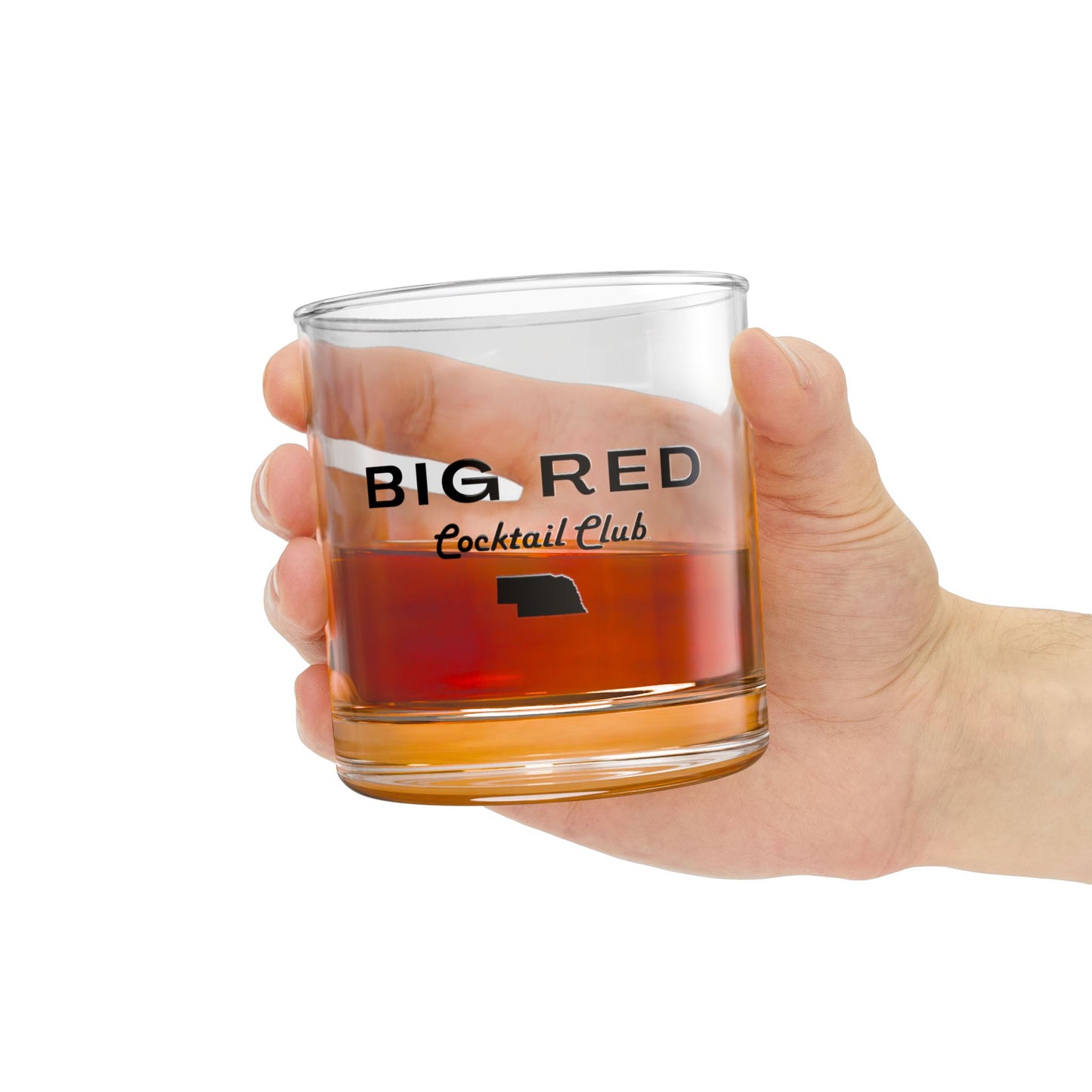BIG RED COCKTAIL CLUB ROCKS GLASS