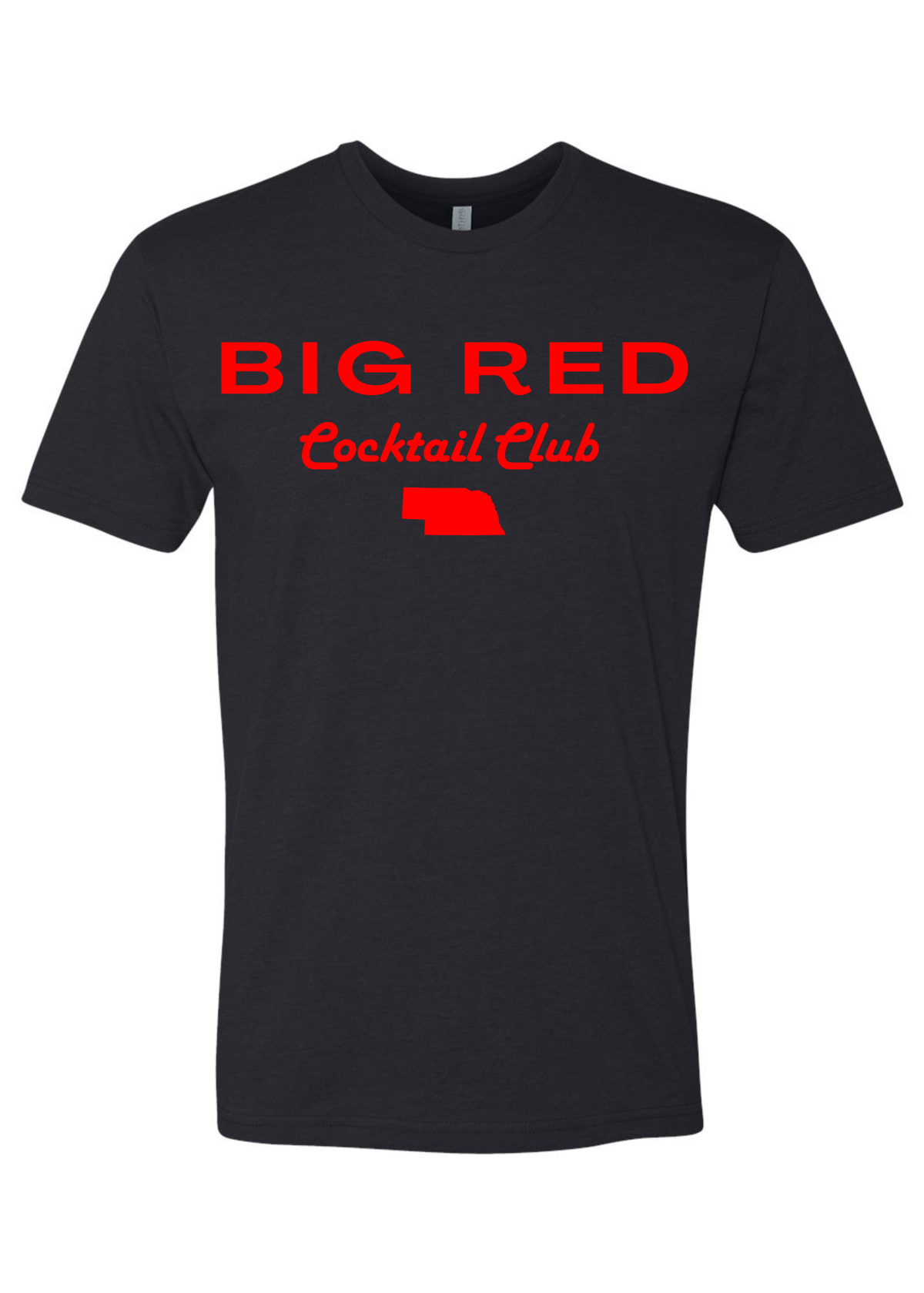 Big Red Cocktail Club T-Shirt - Black